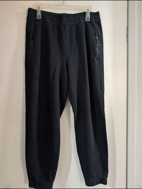 Fabletics Black Zip-Pocket Jogger Pants